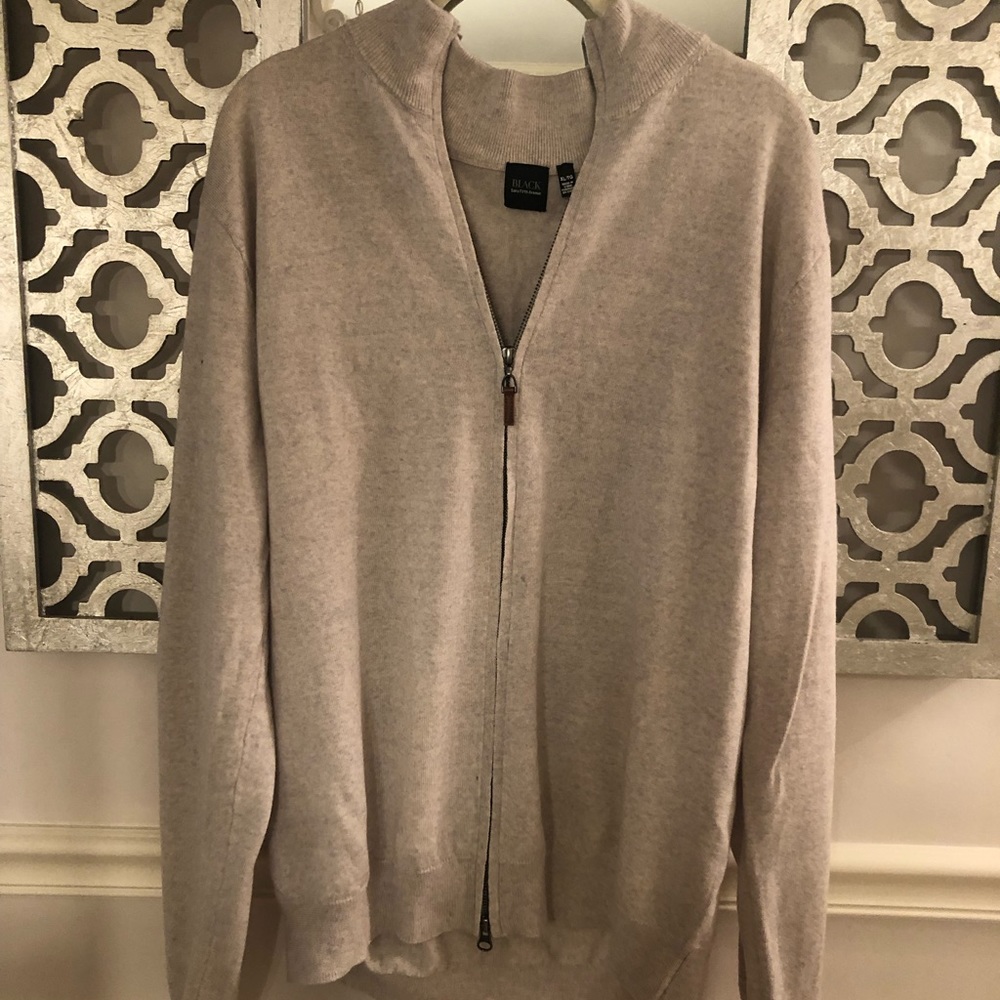 Saks Fifth Ave 100% wool mens zip up.